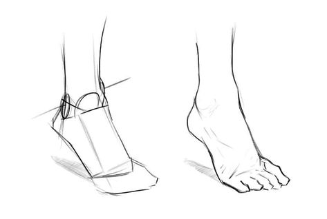 How to Draw Feet - the Easy Step-by-Step Guide | GVAAT'S WORKSHOP How To Draw Legs Step By Step, Feet Reference Drawing Step By Step, Feet Tutorial Drawing Step By Step, Feet Drawing Step By Step, Ankle Drawing, Feet Drawing Reference Anatomy Simple, Feet Sketching Step By Step, Drawing Feet Tutorial Shoes, Feet Tutorial Drawing Anatomy