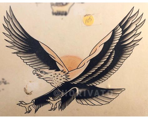 Tattoo Flash Appreciation on Instagram: “• Bob Shaw • 1981 • #fuckbootleggers” Bob Shaw Tattoo, Traditional Eagle Flash, Traditional Vulture Tattoo, Vintage Eagle Tattoo Flash, Box Reference, Vintage Hawk Illustration, Antique Tattoo, Turkey Tail, Traditional Flash