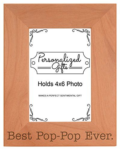 Birthday Gift for Grandpa Best PopPop Ever Natural Wood Engraved 4x6 Portrait Picture Frame Wood >>> This is an Amazon Affiliate link. You can get additional details at the image link. Engraved Picture Frames, Picture Frame Wood, Reunion Gift, Family Picture Frames, Gifts For Veterinarians, Picture Engraving, Gifts For Uncle, My Uncle, Laser Engraved Wood