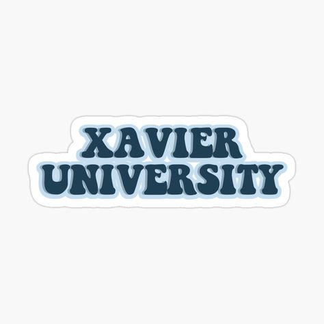 Duke University Logo, Laurier University, University Stickers, Macquarie University, Xavier University, College Stickers, College Things, Graduation Cap, Glossier Stickers