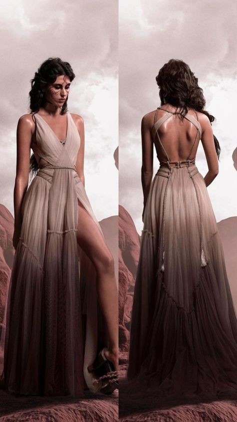 Aphrodite Dress Goddesses, Greek Dresses Goddesses, Greek Gown, Greek Dress Goddesses, Asgardian Fashion, Fictional Dresses, Roman Style Dresses, Greek Inspired Fashion, Greek Inspired Dress