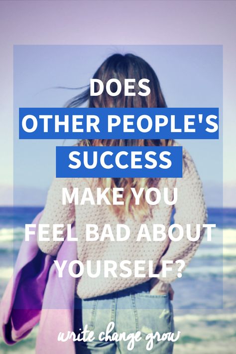 When other people succeed do you feel happy for them or does their success make you feel bad about yourself? Read the post to see how you can feel happy for other people and still be happy with yourself as well. How To Be Happy For Others, Understanding The Self, Be Happy With Yourself, Character Growth, Back To Yourself, How To Believe, Comparing Yourself, Soul Care, Health Blogger