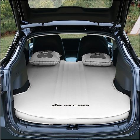 Cheese Foam, Car Sleeping, Sleep In Car, Camping Sleeping Pad, Suv Camping, Camping Mattress, Tesla Model X, Inflatable Mattress, Sleeping Pads