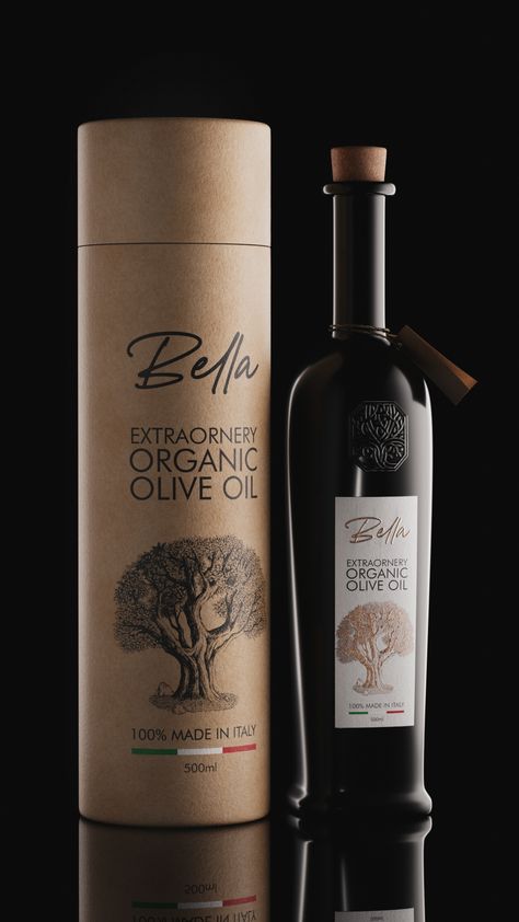 Bella: Organic Olive Oil – Packaging Of The World