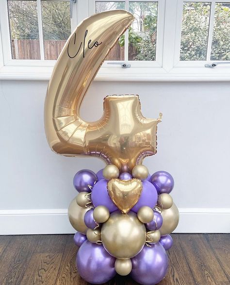 7 Balloon Bouquet, Number 8 Balloon Bouquet, 5 Balloon Bouquet, Number Bouquet Balloon, Small Number Balloon Bouquet, Balloon Boutique, Balloon Numbers, Balloon Business, Crown Template