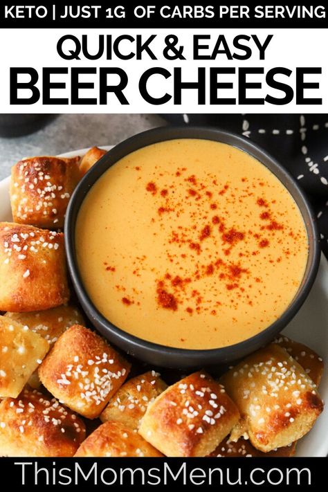 Keto Beer, Easy Beer Cheese Dip, Easy Beer Cheese, Crackers Homemade, Low Carb Beer, Beer Cheese Recipe, Beer Cheese Sauce, Adult Snacks, Low Carb Crackers