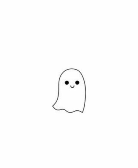 Ghost Tattoo Minimalist, Cute Ghost Tattoo Ideas Simple, Ghostie Tattoo, Cute Easy Henna Designs, Tiny Ghost Tattoo, Easy Tats, Ghost Drawing Easy, Ghost Drawings, Tattoo Wave