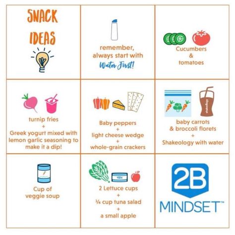 2B Mindset Snack ideas www.HipFitMom.com Beachbody Meal Plan, 80 Day Obsession, 2b Mindset, Beachbody Recipes, Nutrition Sportive, 21 Day Fix Meals, Challenge Group, Nutrition Guide, 21 Day Fix