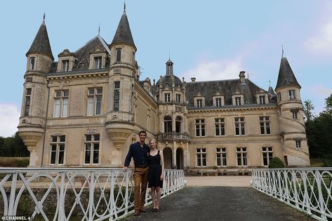 Young couple renovate a crumbling French chateau | Daily Mail Online Escape To The Chateau, Historic Renovation, French Castles, London Flat, Castle House, Fairytale Castle, Loire Valley, French Chateau, French Countryside