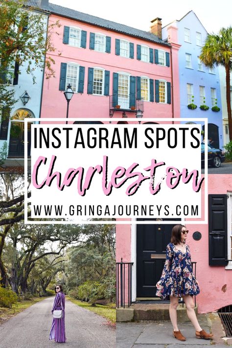 If you're headed to Charleston, South Carolina, these are the most beautiful photo spots that you shouldn't miss, including Rainbow Row. #charleston #southcarolina #visitcharleston #charlestontravel #traveltips | charleston sc | charleston south carolina | charleston sc things to do | charleston photography | charleston photo ideas | things to do in charleston | charleston sc photography | charleston photoshoot Charleston Photoshoot, Charleston Sc Things To Do, Charleston Sc Photography, Rainbow Row Charleston, Charleston Photography, Charleston Vacation, South Carolina Travel, Charleston Travel, Travel Hack