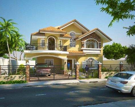 Indian House Exterior Design, Two Story House Design, House Outer Design, Classic House Exterior, Best Modern House Design, House Design Exterior, House Exterior Colors, House Design Pictures, House Plan Gallery