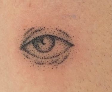 Eye Tattoos, Round Of Applause, Handpoke Tattoo, Doodle Tattoo, Hand Poked Tattoo, Stood Up, Stylist Tattoos, Poke Tattoo, Stick And Poke