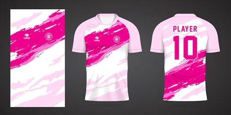 Jersey Design Template, Best Basketball Jersey Design, Rosa Vector, Rosas Vector, Pink Football, Sports Tshirt Designs, Sport Shirt Design, Sports Jersey Design, Iron Gate Design