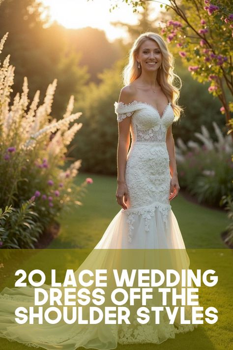 Did you know that the lace wedding dress off the shoulder is the ultimate blend of elegance and allure? Dive into our gallery featuring stunning bridal gowns that promise to make jaws drop. Whether you're dreaming of vintage charm or modern chic, these eye-catching styles are perfect for any bride-to-be. Step up your wedding game and discover your dream dress today! Wedding Dress Off The Shoulder, Wedding Game, Lace Wedding Dresses, Sleeve Wedding Dress, Wedding Games, Lace Wedding Dress, Modern Chic, Dream Wedding Dresses, Dream Dress