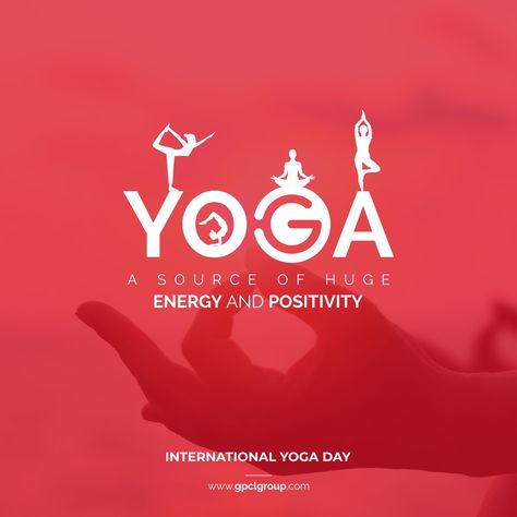 Yoga - A Source of Huge Energy and Positivity  #InternationalYogaDay2020 #YogaDay #YogaDay2020 #InternationalDayofYoga2020 #Yoga #WorldYogaDay #Health #Fitness #SteelCasting #SandCasting #CastingCompany #CastingIndustry #GPCLGroup #Rajkot #India Yoga Day Creative Post, Yoga Day Creative Ads, Yoga Day Creative, Yoga Typography, World Yoga Day, International Yoga Day, Graphic Design Ads, Live Wallpaper Iphone, Yoga Day