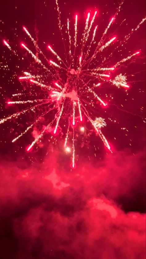 red firework Firework Colors, Fireworks Wallpaper, Fire Works, Cute Laptop Wallpaper, Fantasy Background, Iphone Wallpaper Themes, Cute Room Decor, Red Wallpaper, Laptop Wallpaper