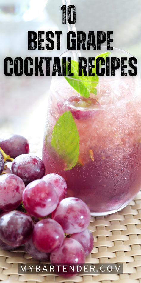 Grape Juice Drinks Alcohol, Grape Juice Cocktail Recipes, Grape Drinks Alcohol, Grape Alcohol Drink, Ways To Use Grape Juice, Grape Pucker Drinks, Vodka Grape Juice Drink Recipes, Cocktails With Grape Juice, Grape Alcoholic Drinks