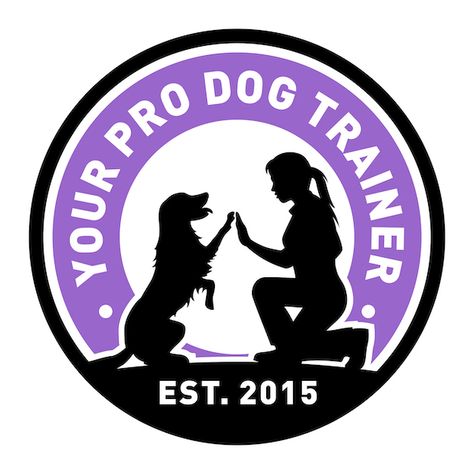 tiny Your Pro Dog Trainer Logo A Dog Trainer Logo, Dog Training Logo, Miniature Pinscher Dog, Dog Behaviorist, Logo Styles, Pinscher Dog, Schnauzer Puppy, Miniature Pinscher, Dog Logo