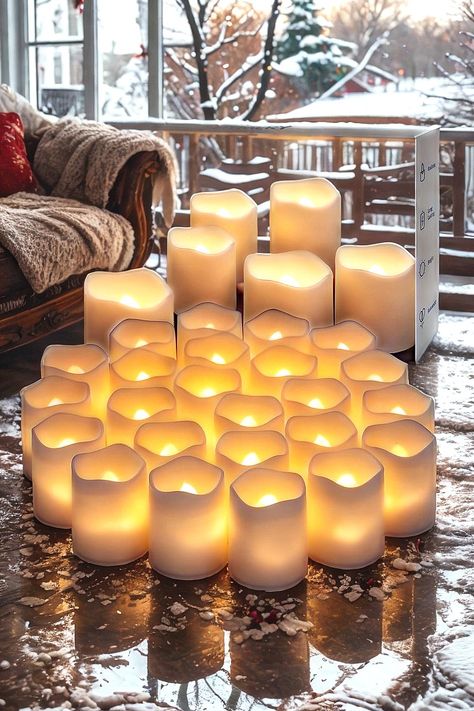 SHYMERY Flameless Votive Candles,Flameless Flickering Electric Fake Candle,24 Pack 200 Hour Battery Operated LED Tea Lights in Warm White for Wedding, Table, Halloween,Christmas Decorations 1.5"X1.7" Fake Candle, Table Halloween, Fake Candles, Halloween Christmas Decorations, Led Tea Lights, Novelty Lighting, Flameless Candles, Votive Candles, Battery Operated