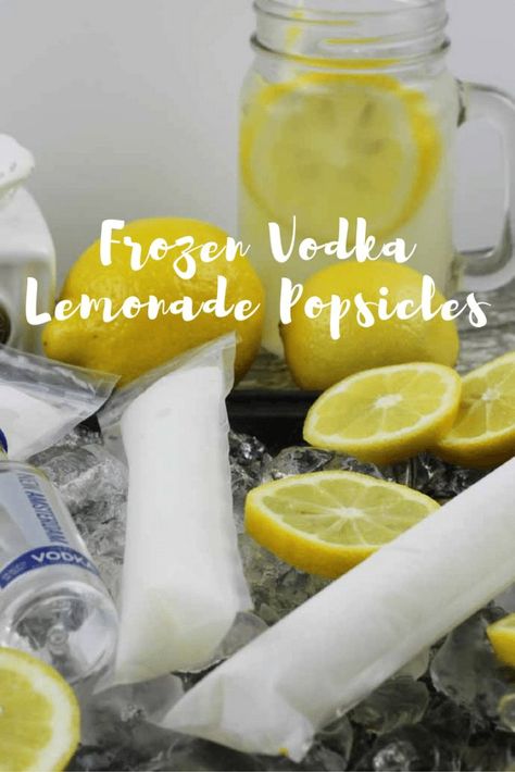 Adult Popsicles Recipes, Vodka Popsicles, Champagne Popsicles, Adult Popsicles, Boozy Pops, Boozy Ice Pops, Alcoholic Popsicles, Boozy Popsicles, Vodka Lemonade