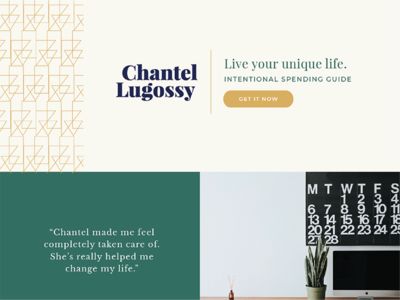 Brand Design for Financial Coach Chantel Lugossy by Function Creative Co. See more at hellofunction.com  #branding #brandidentity #logodesign #colorscheme Coaching Branding, Coach Branding, Personal Coaching, Ui Ux Inspiration, Ux Inspiration, Brand Vision, Financial Coach, Lifestyle Coaching, Personal Identity