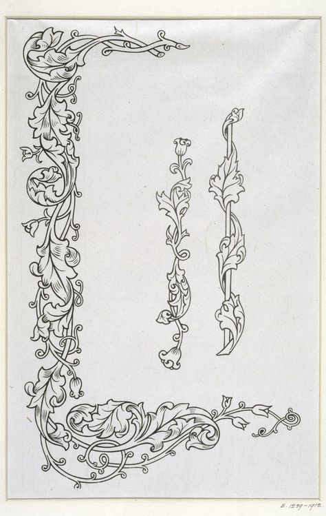 Print | hooper | Morris, William | V&A Explore The Collections William Morris Ornament, William Morris Drawing, William Morris Border, William Morris Illustration, William Morris Tattoo, Aesthetic Frames, Baroque Tattoo, Kelmscott Press, William Morris Patterns