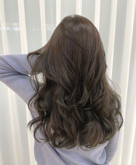 Black Hair Perm, Asian Hair Perm, Korean Wavy Hair, Wavy Hair Perm, Summer Hair Inspiration, Korean Perm, Wavy Perm, Long Hair Perm, Digital Perm