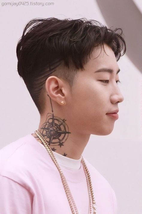 Devil's Night Penelope Douglas, Side Neck Tattoo, J Park, 3d Tattoo, All Korean Drama, Lee Jong Suk, Gong Yoo, Jay Park, Mens Hairstyles Short