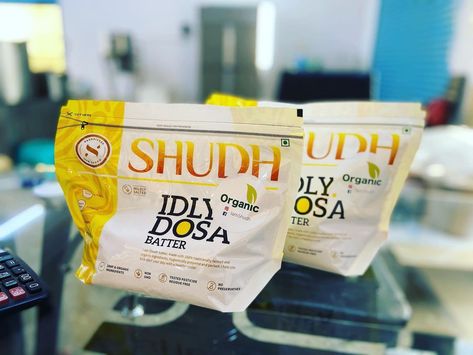 SHUDH Organic Idly/Dosa Batter (@iamshudh) posted on Instagram: “If a single packet of Shudh Idly dosa Batter will give you 15 Dosa’s or 20 Idli’s. How many packets would you need to feed your friends.…” • Jan 23, 2021 at 12:29pm UTC Dosa Batter, Package Ideas, Food Packaging Design, Food Packaging, How Many, Packaging Design, Cooking Recipes, Butter, Packaging