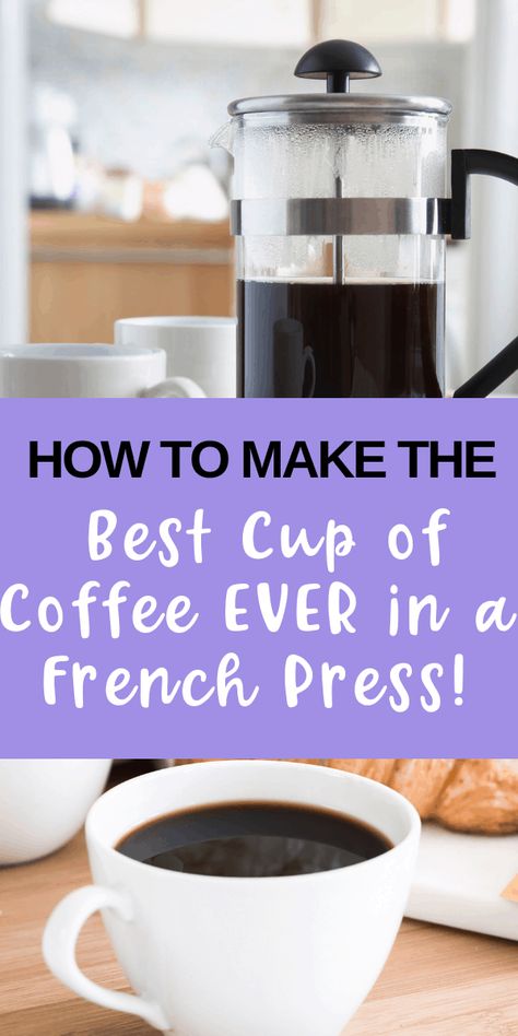 French Press Coffee Recipe, French Press Recipes, Best French Press Coffee, Best French Press, Coffee Brewing Methods, Coffee Facts, French Press Coffee Maker, Best Coffee Maker, Coffee Press