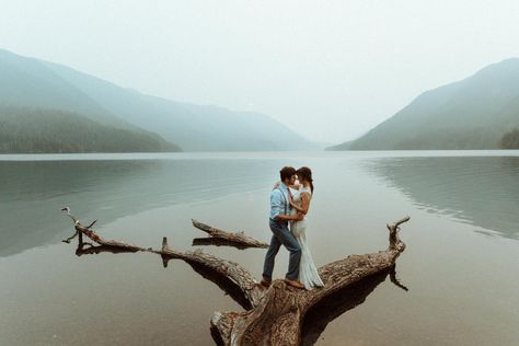 Lake Crescent Washington, Lake Crescent, Crescent Lake, Olympic National Park Washington, Lake Photoshoot, Fall Session, National Park Elopement, Park Elopement, Wedding Vendor