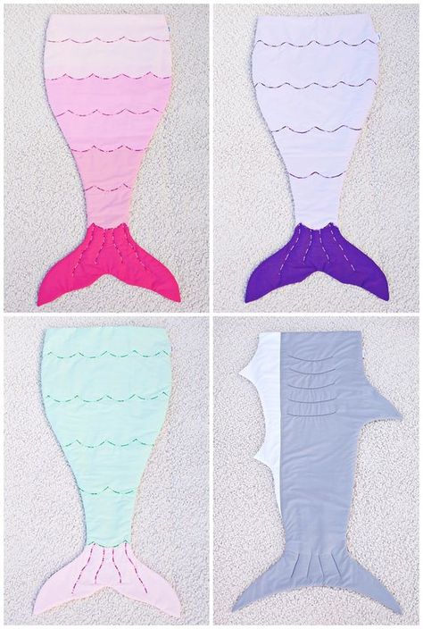 hello, Wonderful - ADORABLE MERMAID BLANKETS FROM WHIMSY TAILS Diy Mermaid Tail Blanket, Diy Mermaid Tail, Hello Wonderful, Mermaid Crafts, Mermaid Tail Blanket, Mermaid Diy, Diy Bebe, Blanket Ideas, Blanket Diy