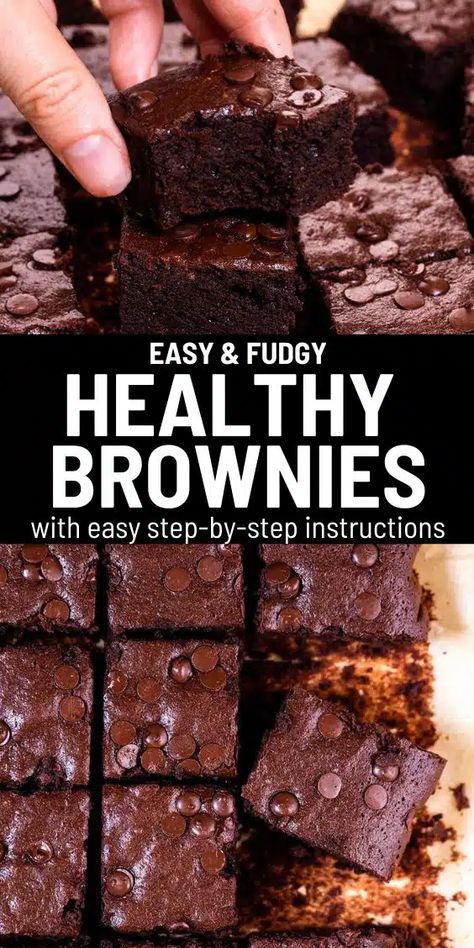 Low Sugar Brownies Recipe, Gluten Free Sugar Free Brownies, Low Fat Brownies, Healthy Brownie Recipe, Protein Brownies Recipe, Grain Free Brownies, Gluten Free Chocolate Brownies, Chocolate Chip Cookie Dough Ice Cream, Easy Healthy Desserts