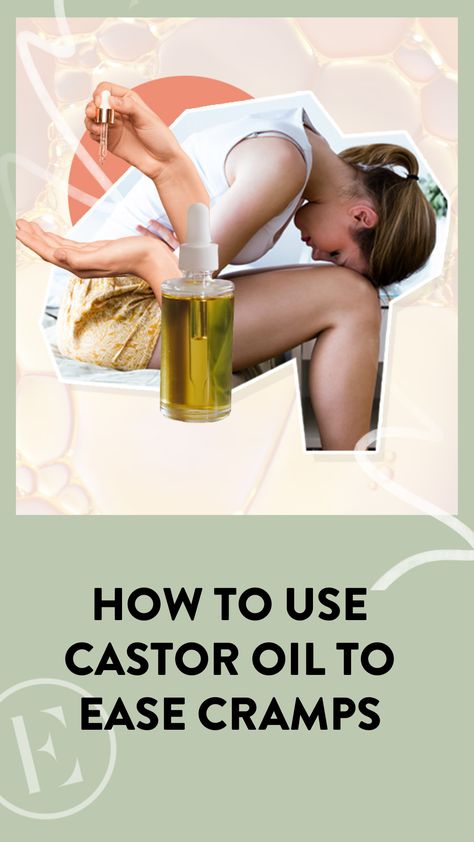 Castor oil can help ease cramps. Ease Period Cramps, Castor Oil Uses, Castor Oil Packs, Natural Beauty Treatments, Bath Recipes, Liver Detoxification, Period Cramps, Candida Diet, Regenerative Medicine