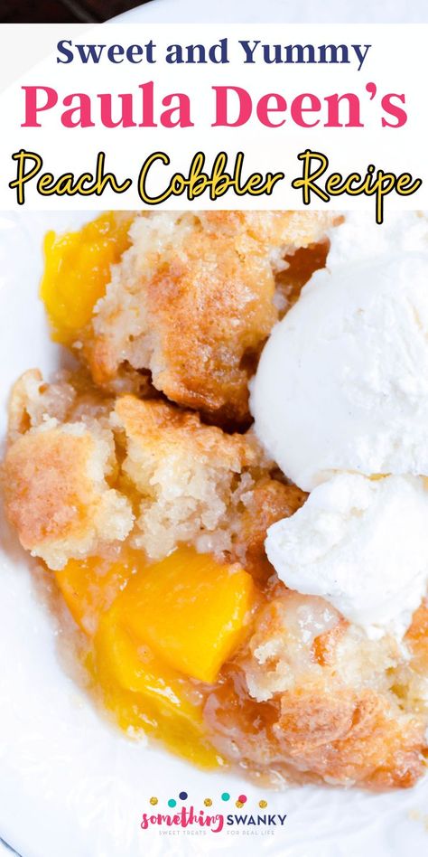 No Stir Peach Cobbler, City Bbq Peach Cobbler Recipe, Upside Down Peach Cobbler, Peach Cobbler With Crust On Bottom And Top, Peach Cobbler With Can Peaches, Pioneer Woman Peach Cobbler, Cobbler Crust Recipe, Can Peach Cobbler, Canned Peach Cobbler Recipe