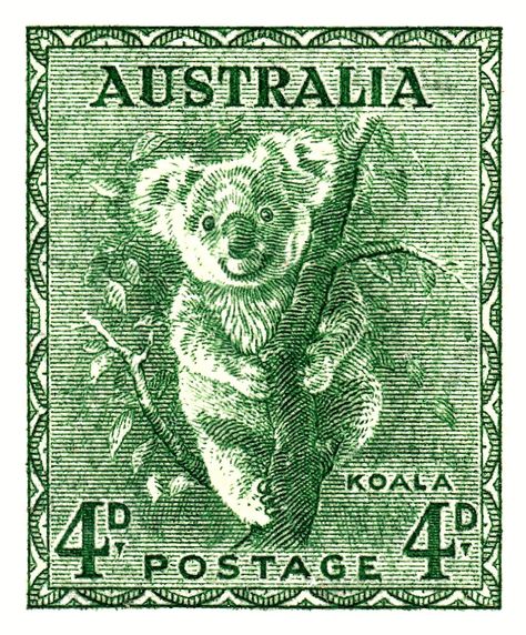 1940 Australia Koala Postage Stamp,australia,australian stamp,koala,marsupial,australian fauna,antique stamp,mail,ephemera,vintage postage,down under,outback,wildlife,aussie Koala Marsupial, Koala Tattoo, Great Barrier Reef Australia, Australia Koala, Stamp Values, Postage Stamp Design, Box Crafts, Postcard Stamps, Old Stamps