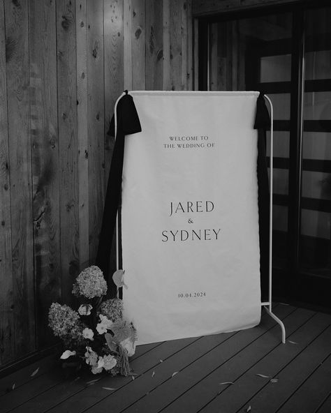 Details + weddings. 💞 Sydney & Jared’s Lakehouse wedding was beautiful. The details were exquisite and the company even better. #weddingphotography #wedding #summerwedding #weddingtrends #weddingdress Fabric Wedding Sign, Linen Welcome Sign, Lake House Wedding, Artistic Decor, Welcome Wedding Sign, Welcome Sign Wedding, Linen Wedding, Wedding Banner, Fabric Banner