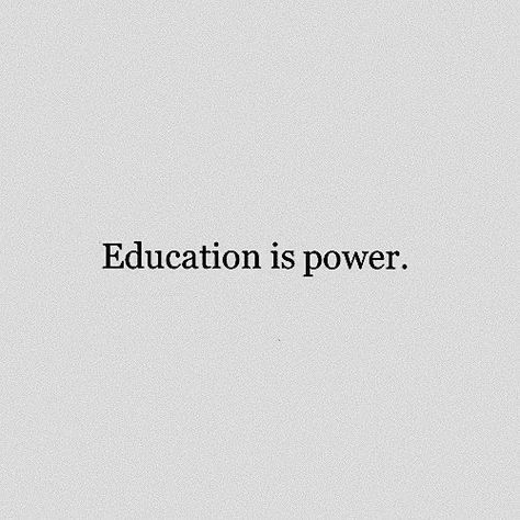 Education Is Power, The Words, Education, White