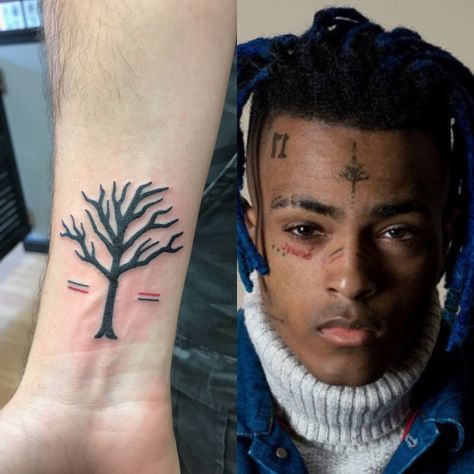 Xxtentaction Tattoos, Xxxtancion Tattoo Ideas, Xxxtancion Tattoo Design, Tentacion Tattoo, Xxtenations Tattoo Poison Tree, Audioslave Tattoo, Xxxtentaci̇on Tattoo, Tattoo Xxxtenta, Xxxtentaci̇on Tree Tattoo