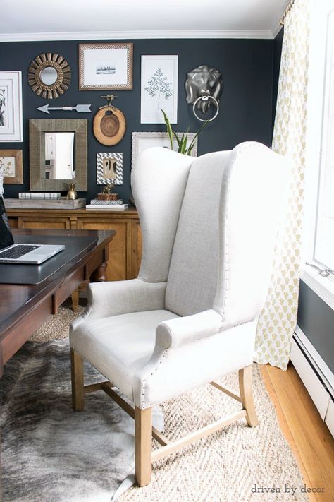 So I Married A Blogger… Cheap Office Furniture, Cheap Office Chairs, Cheap Adirondack Chairs, Driven By Decor, Most Comfortable Office Chair, Cozy Home Office, Best Office Chair, Comfortable Office Chair, Mesh Office Chair