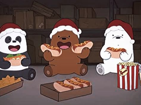 We Bare Bears Christmas, We Bear Bears, Ice Bear We Bare Bears, Bear Bears, We Bare Bears Wallpapers, Cute Laptop Wallpaper, Ice Bears, Cute Panda Wallpaper, Iphone Wallpaper Pattern