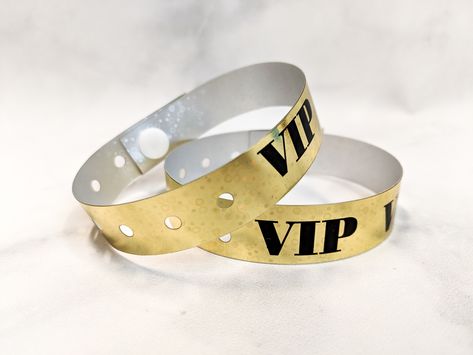 Vip Wristband, Wristband Design, Make It Rain, Personalized Bracelets, Wristbands, Hollywood Glamour, Stay Organized, Event Planning, Creative Design