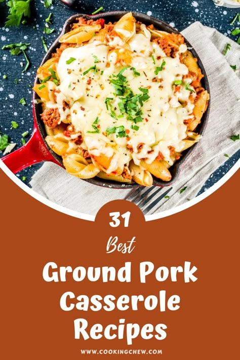 Cooked Ground Pork Recipes, Grind Pork Recipes, Ground Pork Hamburger Recipes, What To Do With Ground Pork, Ground Pork And Rice Recipes, Canned Ground Pork Recipes, Ground Pork Casserole Recipes, Ground Pork Dinner Ideas, Ground Pork Pasta Recipes