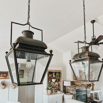 Hanging lantern decor