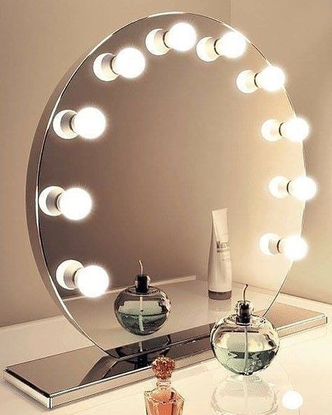 Dressing Room Mirror, Hollywood Makeup Mirror, Diy Vanity Mirror, Hollywood Vanity Mirror, Hollywood Vanity, Hollywood Mirror, Bedroom Dressing Table, Makeup Vanity Mirror, Led Makeup Mirror