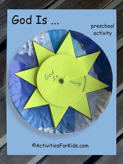 What Is God Like Activity, Follow God Craft, Religious Activities For Kids, God Is Almighty Craft For Kids, God Created All Things Craft, God Is With Me Craft, G Is For God Preschool, Easy Vacation Bible School Crafts, God The Father Craft For Kids