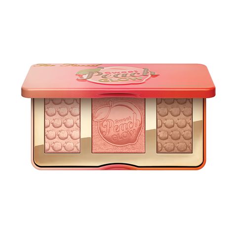 Too Faced Natural Matte, Too Faced Sweet Peach, Too Faced Natural Eyes, Neutral Eyes, Gold Eyeshadow, Bachelorette Party Games, Highlighter Palette, Too Faced Makeup, Sweet Peach