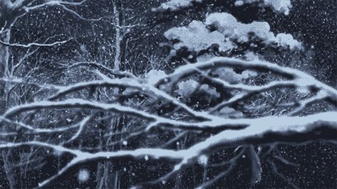 Image de gif Anime Snow, Snow Gif, Wild Apple, 수채화 그림, Aesthetic Gif, Magical Christmas, Winter Aesthetic, Narnia, Aesthetic Backgrounds