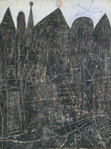 Jean Dubuffe - tLarge Black Landscape Gerhard Richter Abstract, Black Landscape, Henri Fantin Latour, Jean Dubuffet, Istoria Artei, New York Graffiti, Marcel Duchamp, Willem De Kooning, Sound Art