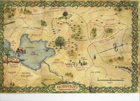 Map of Hobbiton Underworld Greek Mythology, Middle Earth Map, John Howe, Into The West, Greek And Roman Mythology, Movie Set, Ancient Mythology, Hades And Persephone, Roman Mythology